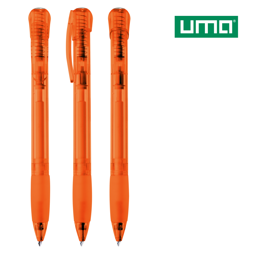 UMA FANTASY transparent Druckkugelschreiber – Orange