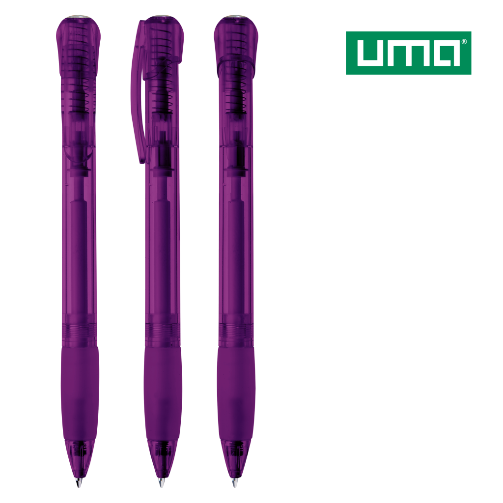 UMA FANTASY transparent Druckkugelschreiber – Violett