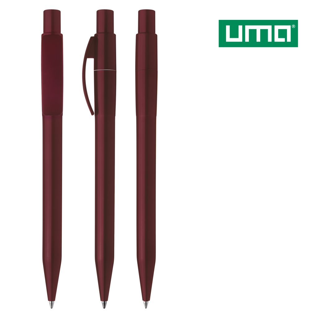 UMA PIXEL Druckkugelschreiber – Aubergine