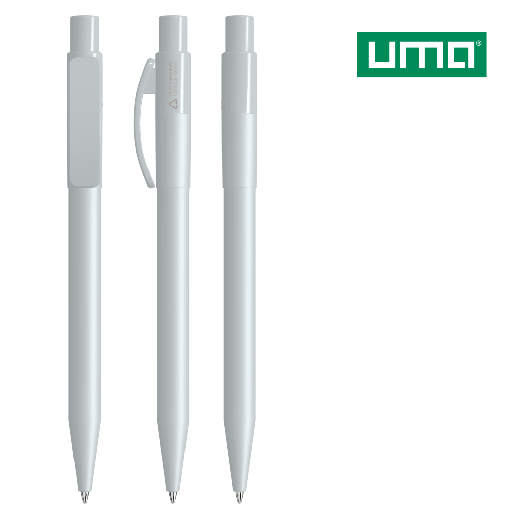 UMA PIXEL RECY Druckkugelschreiber – Grau