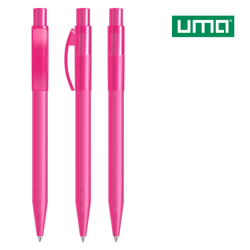 UMA PIXEL frozen Druckkugelschreiber – Magenta