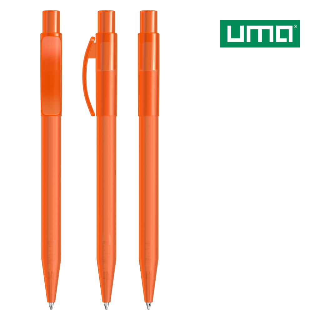 UMA PIXEL frozen Druckkugelschreiber – Orange