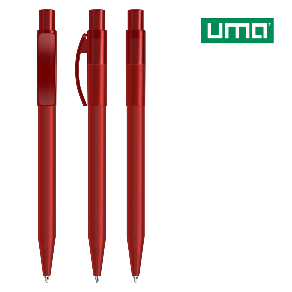 UMA PIXEL frozen Druckkugelschreiber – Rot
