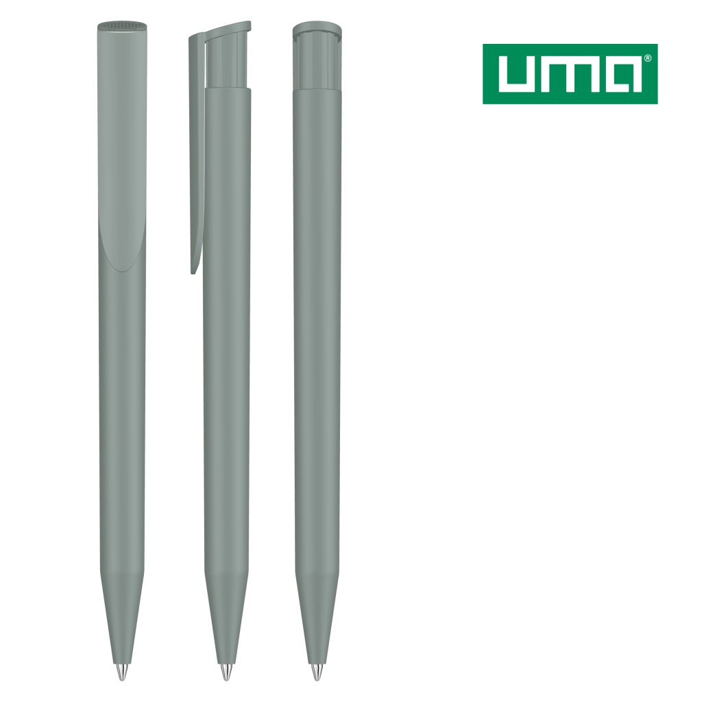 UMA HAPPY Druckkugelschreiber – Grau
