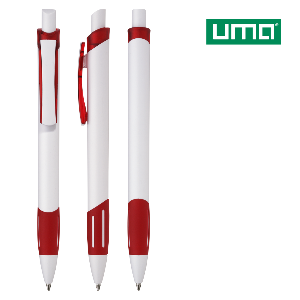 UMA STRIPE Druckkugelschreiber – Rot