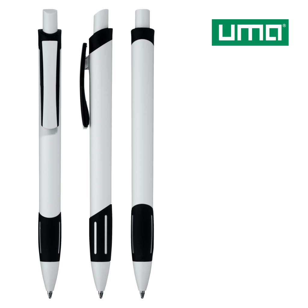 UMA STRIPE Druckkugelschreiber – Schwarz