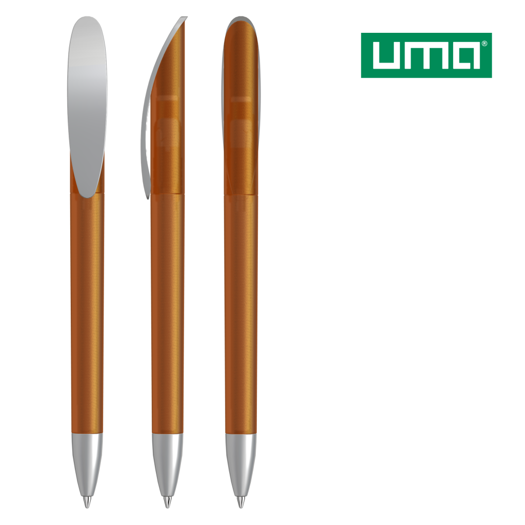 UMA KLICK Drehkugelschreiber – Cognac