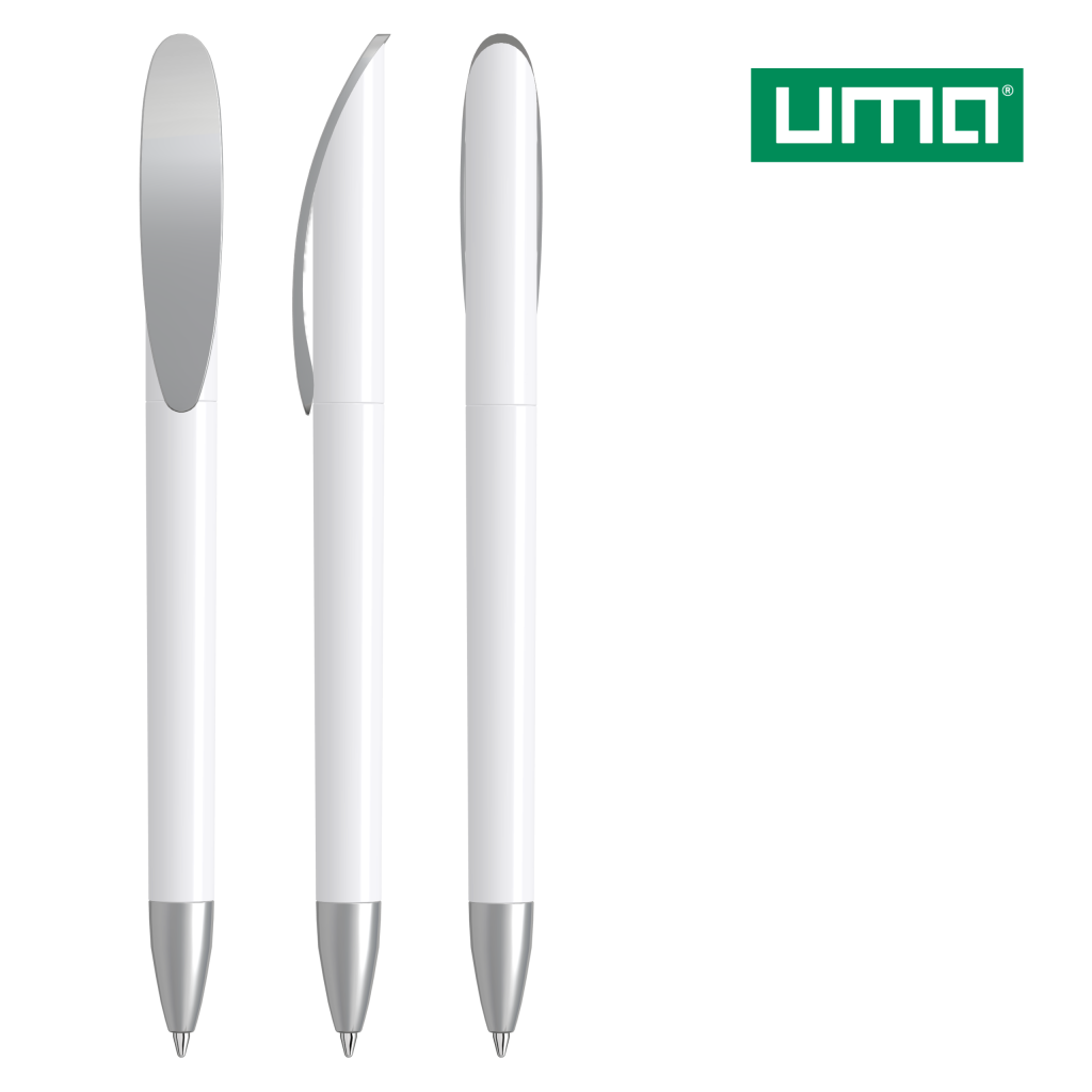 UMA KLICK Drehkugelschreiber – Weiß