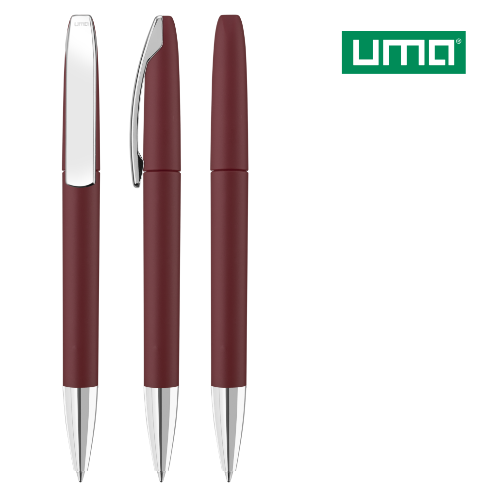 UMA ICON M SI GUM Drehkugelschreiber – Aubergine