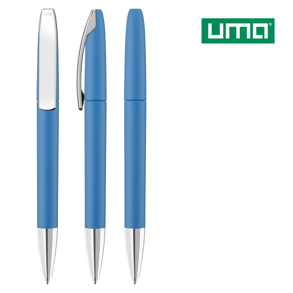 UMA ICON M SI GUM Drehkugelschreiber – Mittelblau