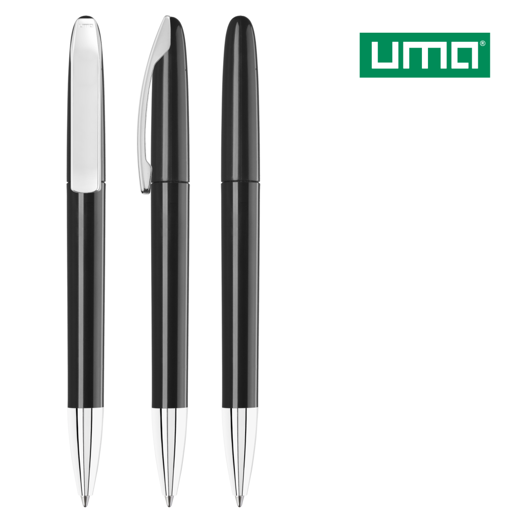 UMA ICON M-SI Drehkugelschreiber – Schwarz