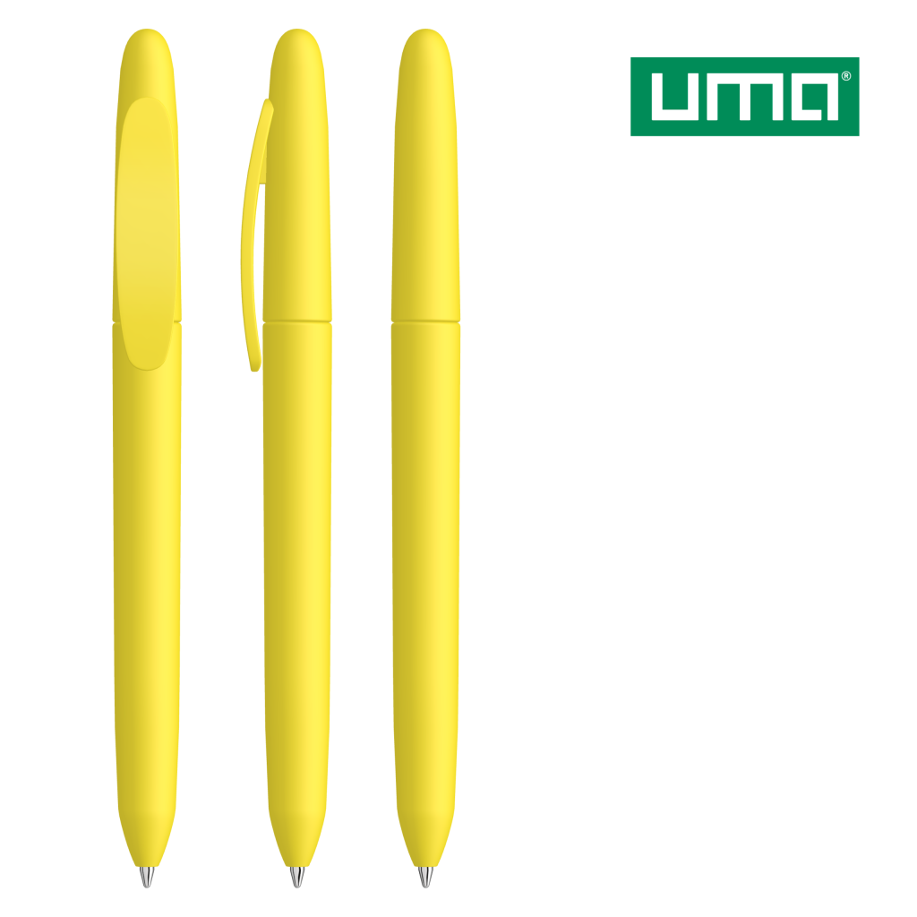 UMA ICONIC GUM Drehkugelschreiber – Gelb