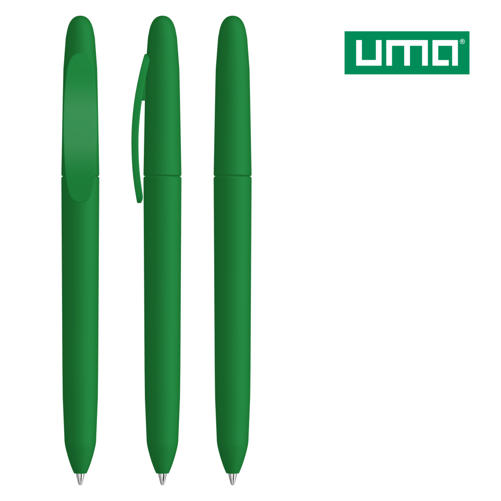 UMA ICONIC GUM Drehkugelschreiber – Mittelgrün