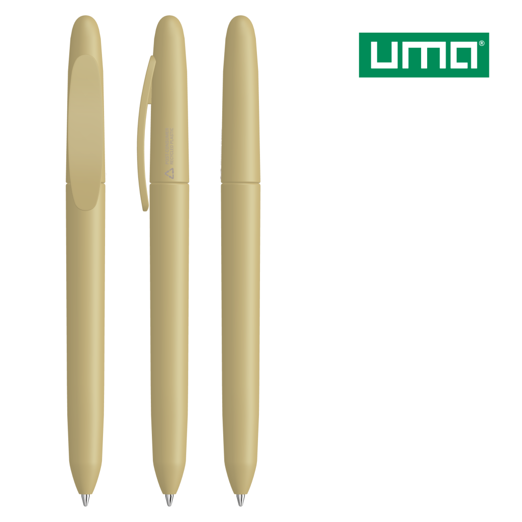 UMA ICONIC RECY Drehkugelschreiber – Beige