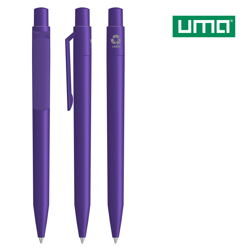 UMA ON TOP F RECY Druckkugelschreiber – Dunkelviolett