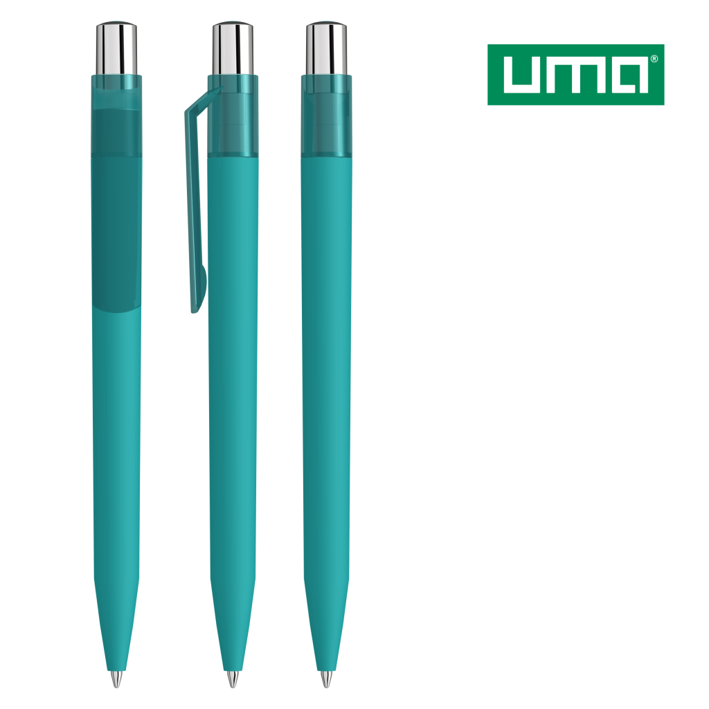 UMA ON TOP K transparent SI GUM Druckkugelschreiber – Petrol