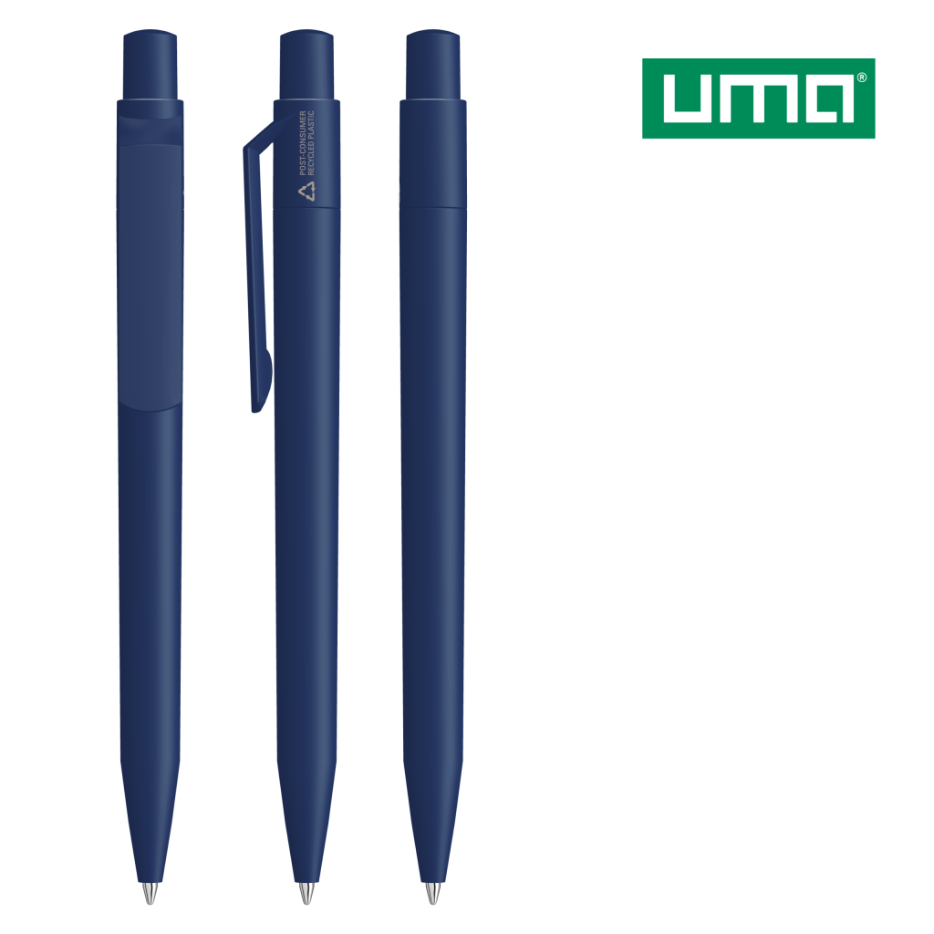 UMA ON TOP RECY Druckkugelschreiber – Blau