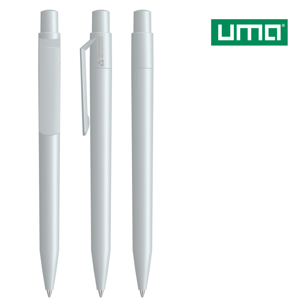 UMA ON TOP RECY Druckkugelschreiber – Grau