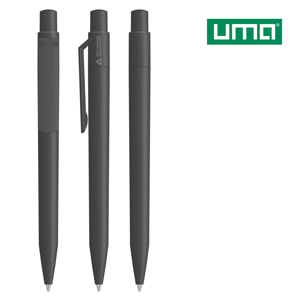 UMA ON TOP RECY Druckkugelschreiber – Schwarz