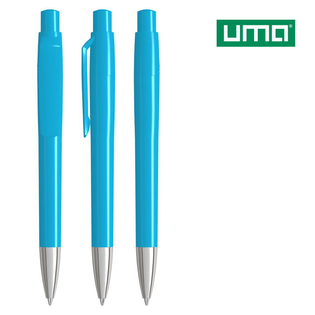 UMA BLOOM SI Druckkugelschreiber – Cyan