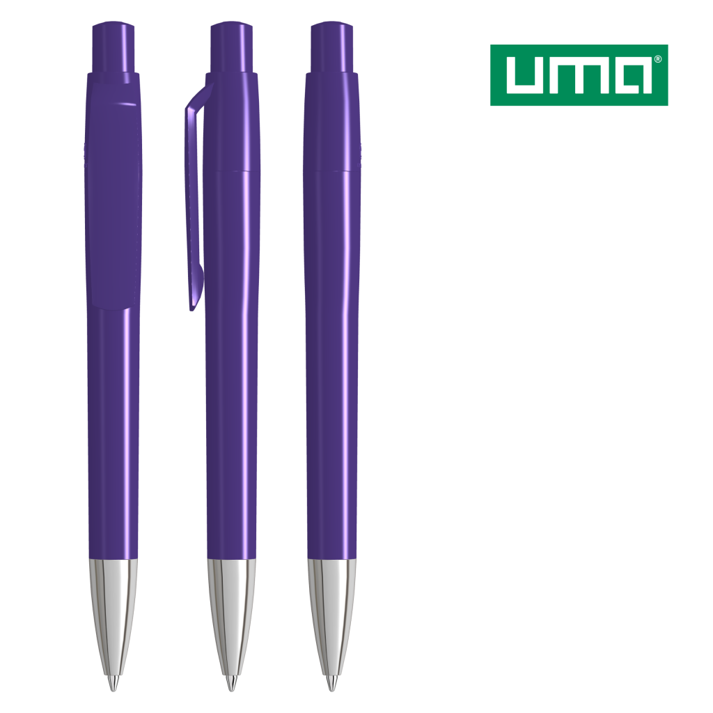 UMA BLOOM SI Druckkugelschreiber – Dunkelviolett