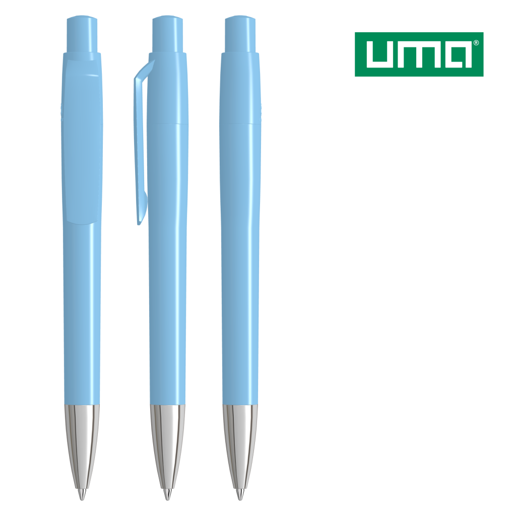 UMA BLOOM SI Druckkugelschreiber – Hellblau