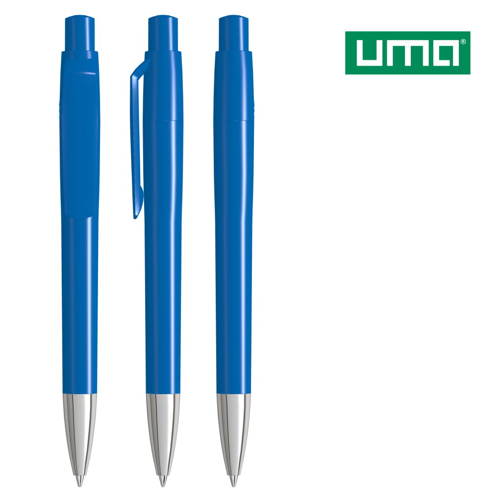 UMA BLOOM SI Druckkugelschreiber – Mittelblau
