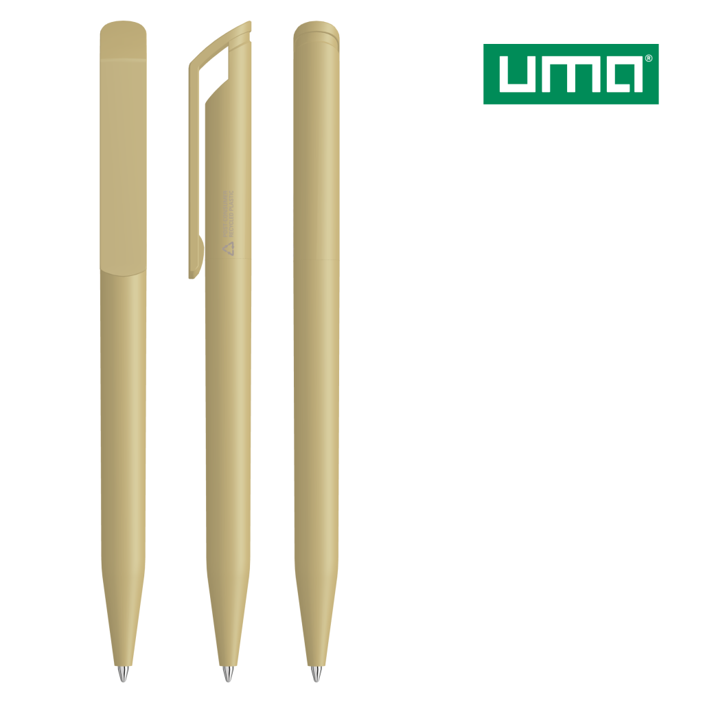 UMA POP RECY Drehkugelschreiber – Beige
