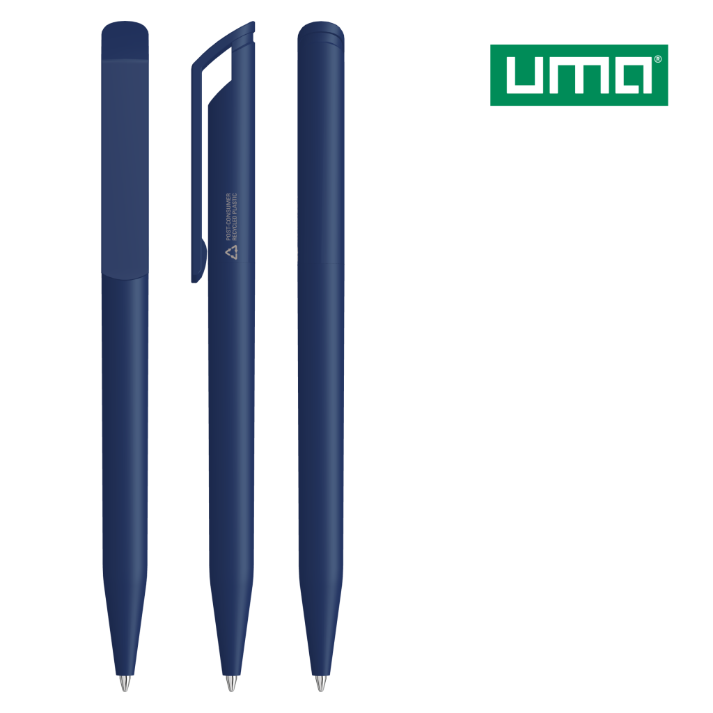 UMA POP RECY Drehkugelschreiber – Blau