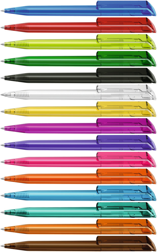 UMA POP transparent Drehkugelschreiber – alle Farben