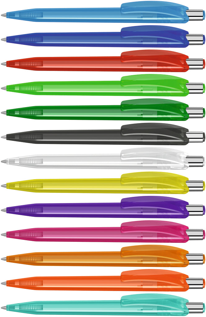 UMA BEAT transparent Druckkugelschreiber – alle Farben