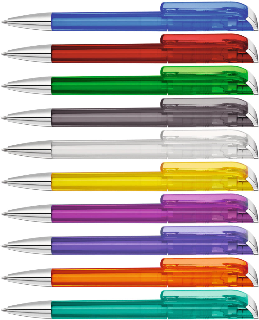 UMA EFFECT TOP transparent SI Drehkugelschreiber – alle Farben