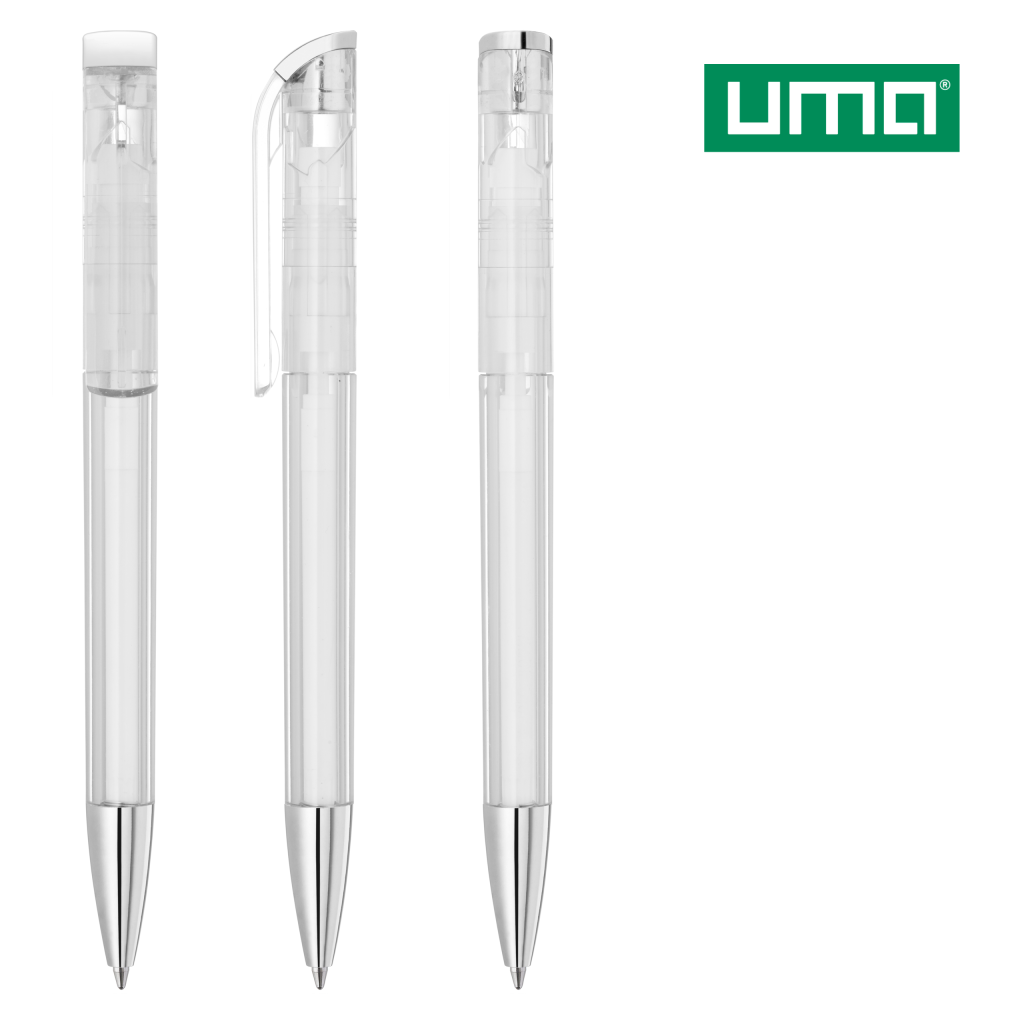 UMA EFFECT TOP transparent SI Drehkugelschreiber – Klar
