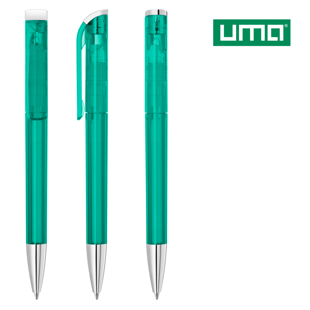 UMA EFFECT TOP transparent SI Drehkugelschreiber – Petrol