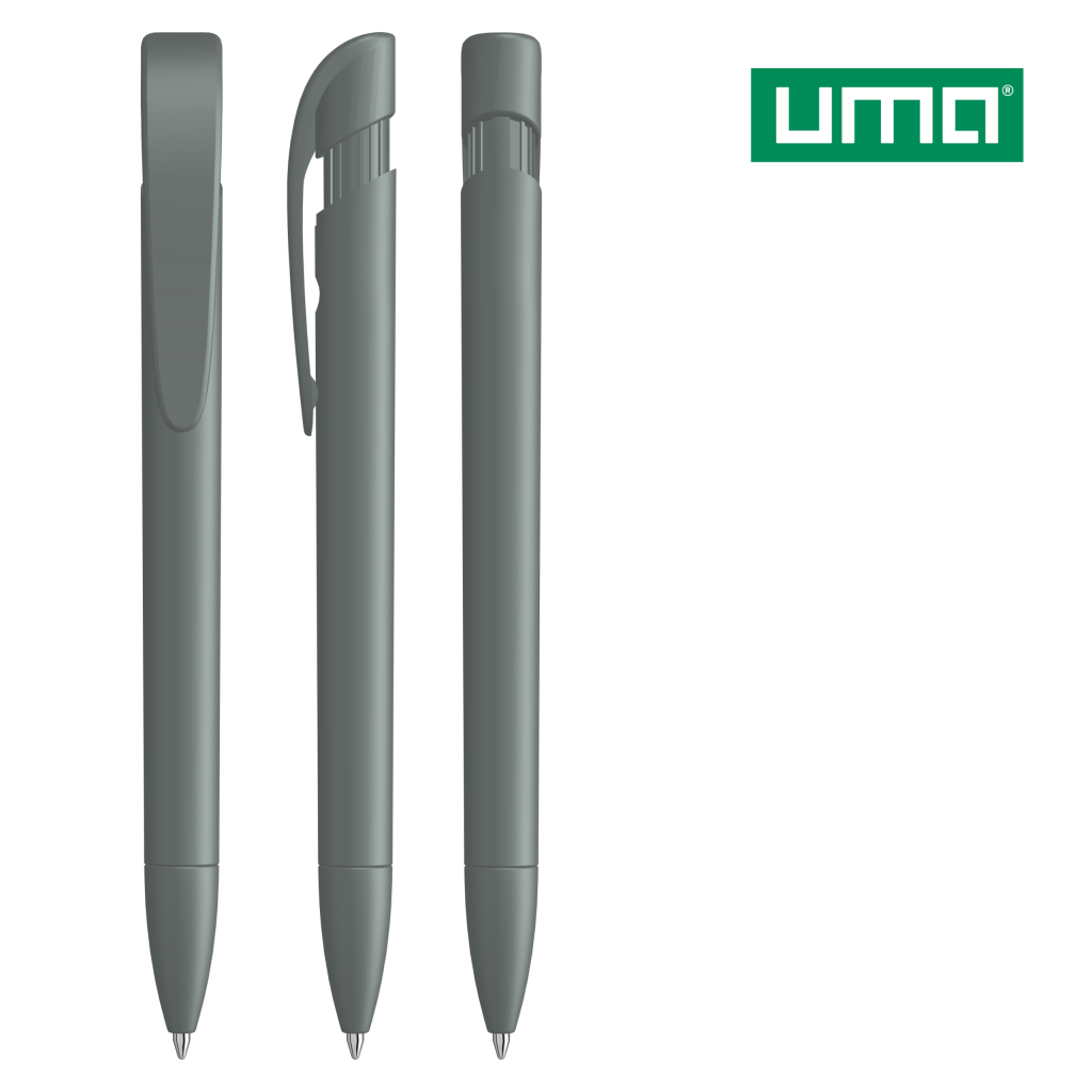 UMA YES F Druckkugelschreiber – Grau