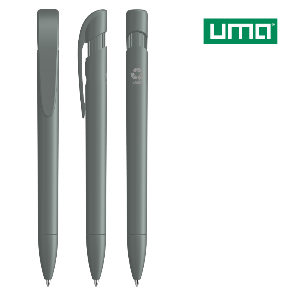 UMA YES RECY Druckkugelschreiber – Grau