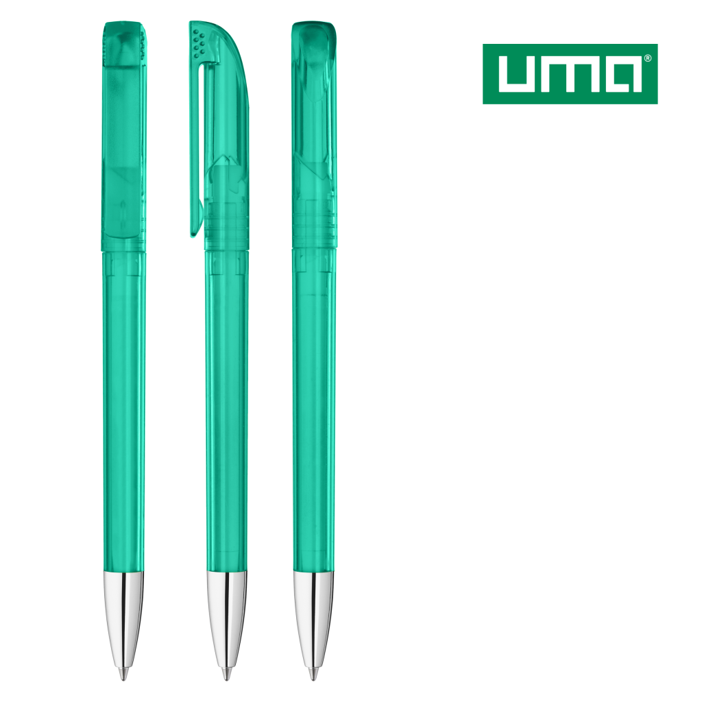UMA UP transparent SI Drehkugelschreiber – Petrol