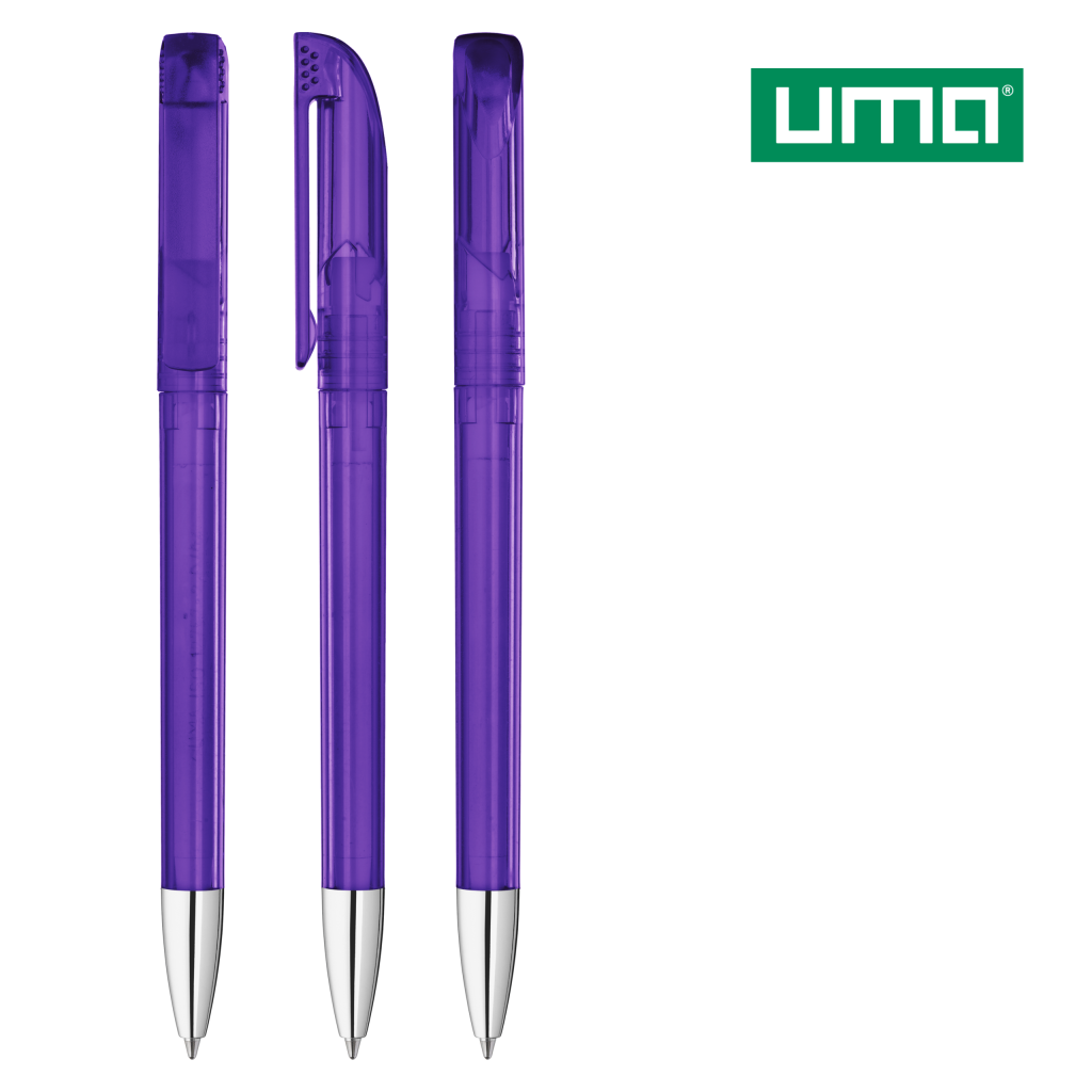 UMA UP transparent SI Drehkugelschreiber – Violett