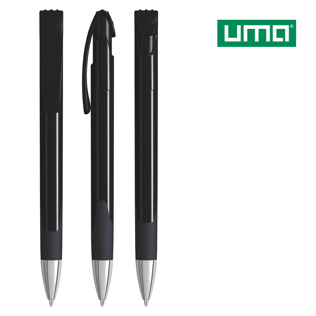 UMA LOOK grip SI Druckkugelschreiber – Schwarz