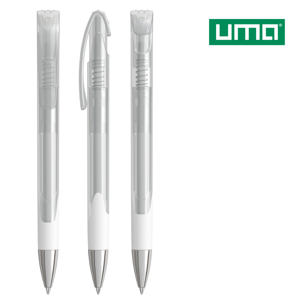 UMA LOOK grip transparent SI Druckkugelschreiber – Klar