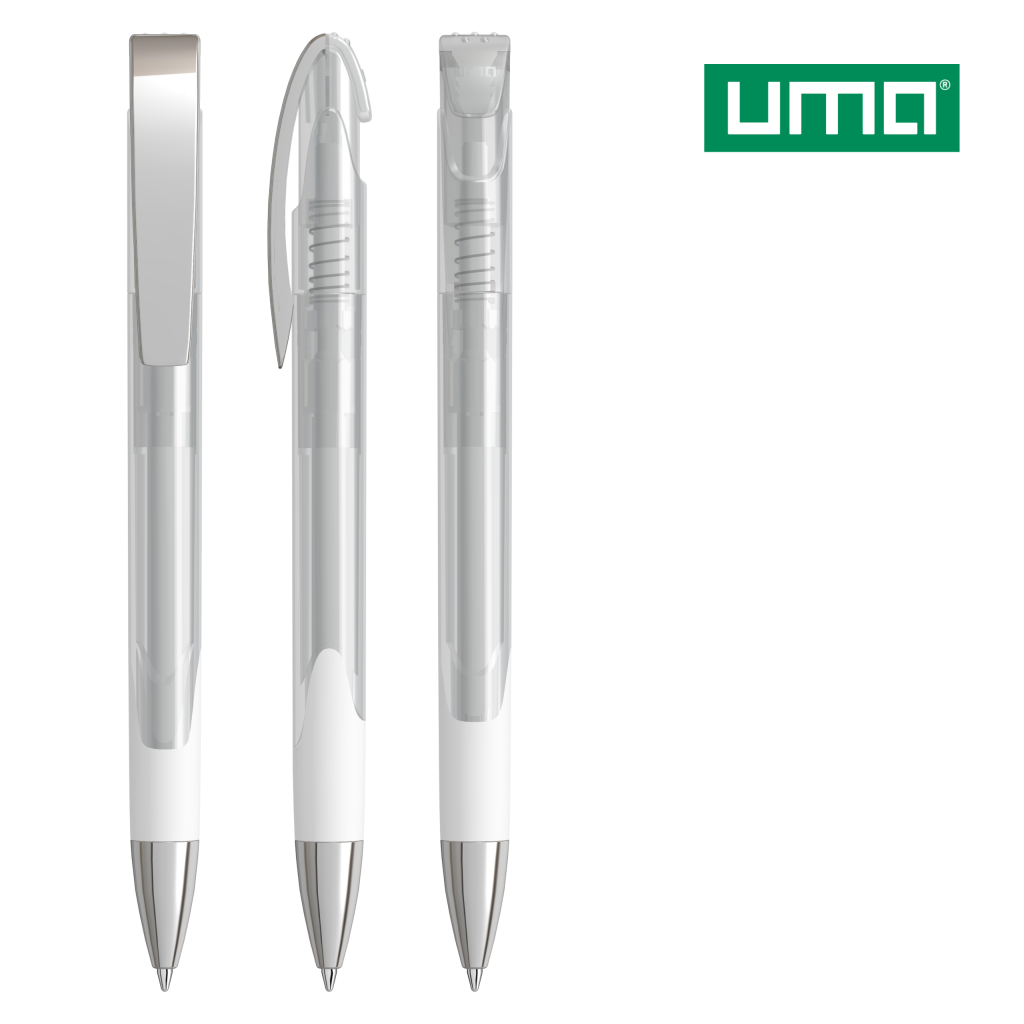 UMA LOOK grip transparent M SI Druckkugelschreiber – Klar