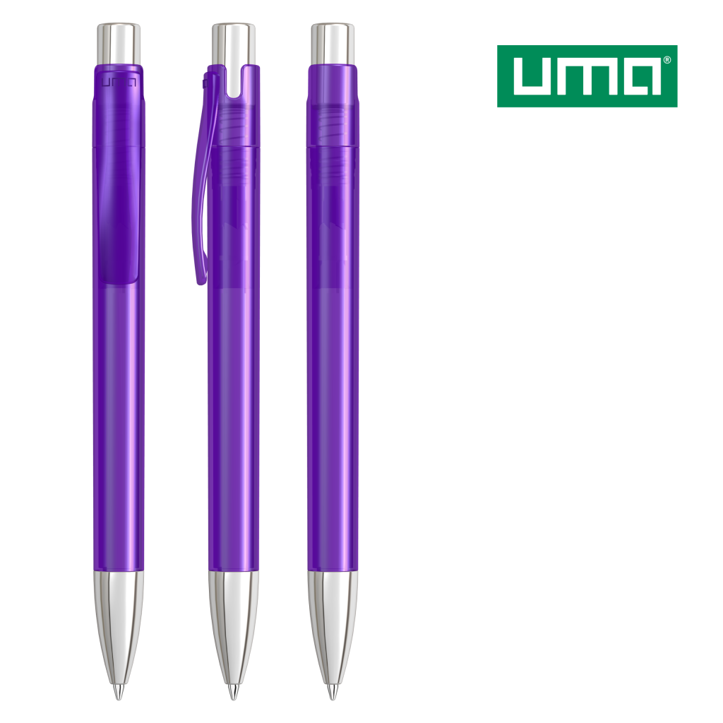UMA CANDY transparent SI Druckkugelschreiber – Violett