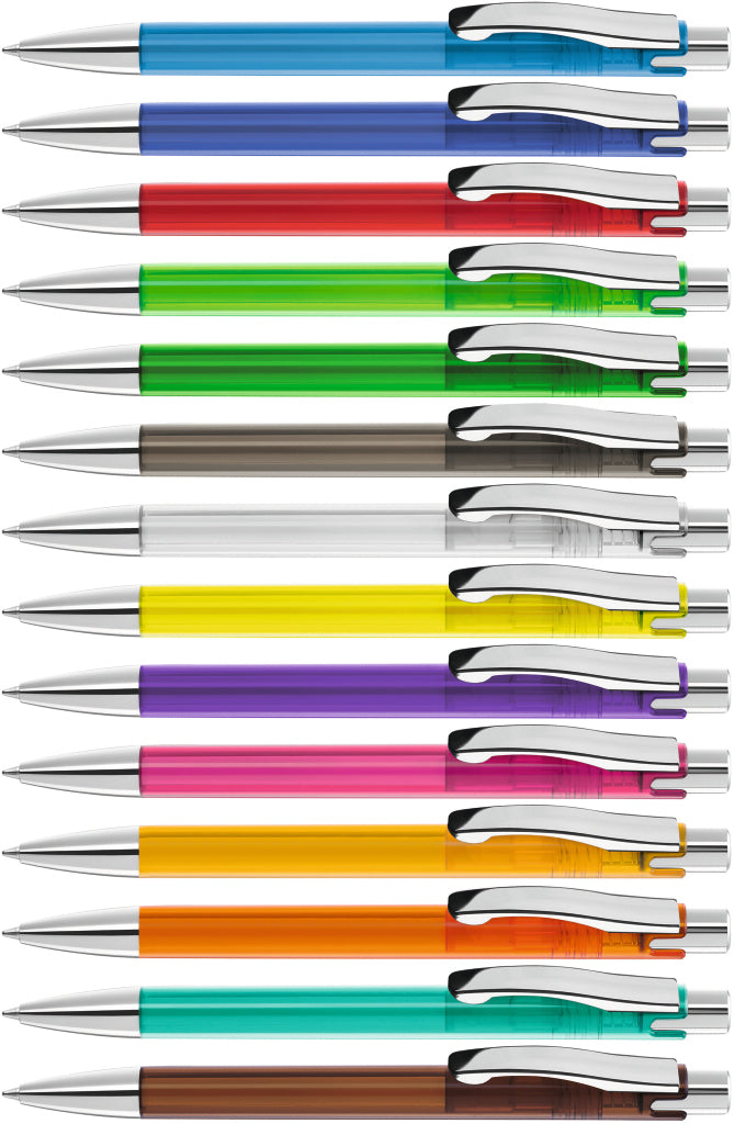 UMA CANDY transparent M SI Druckkugelschreiber – alle Farben