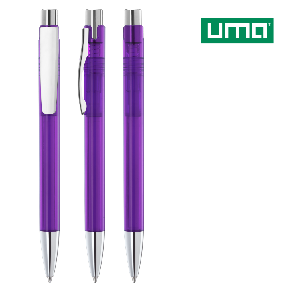 UMA CANDY transparent M SI Druckkugelschreiber – Violett