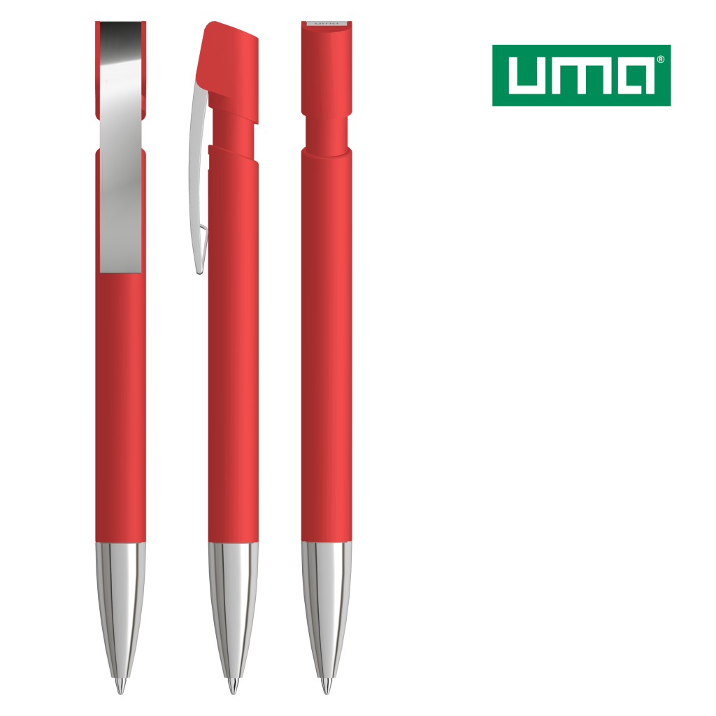 UMA SKY M SI GUM Druckkugelschreiber – Rot