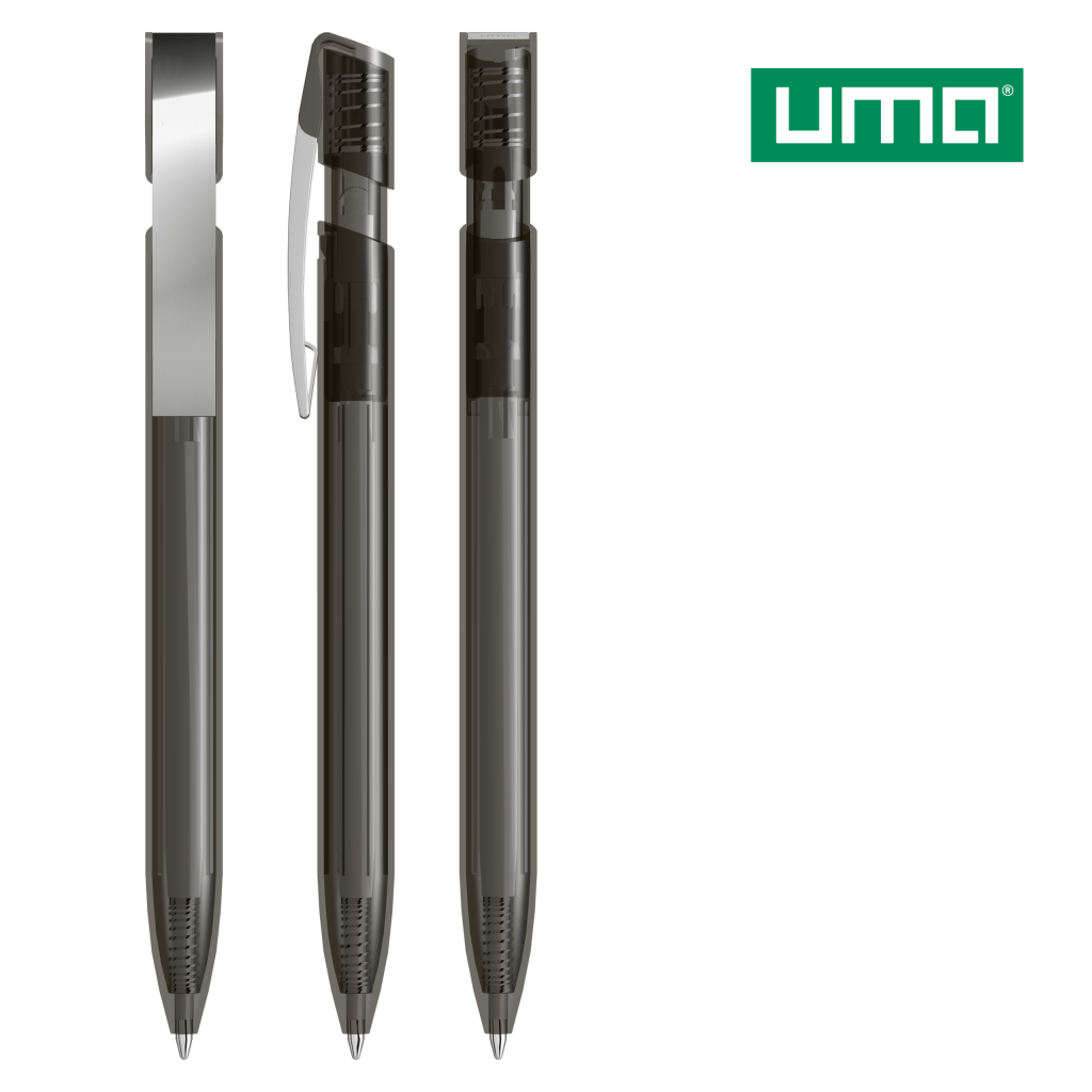 UMA SKY transparent M Druckkugelschreiber – Anthrazit