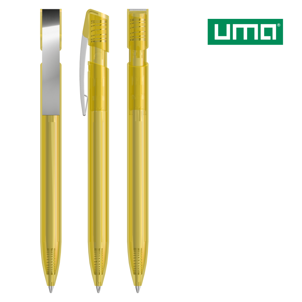 UMA SKY transparent M Druckkugelschreiber – Ocker