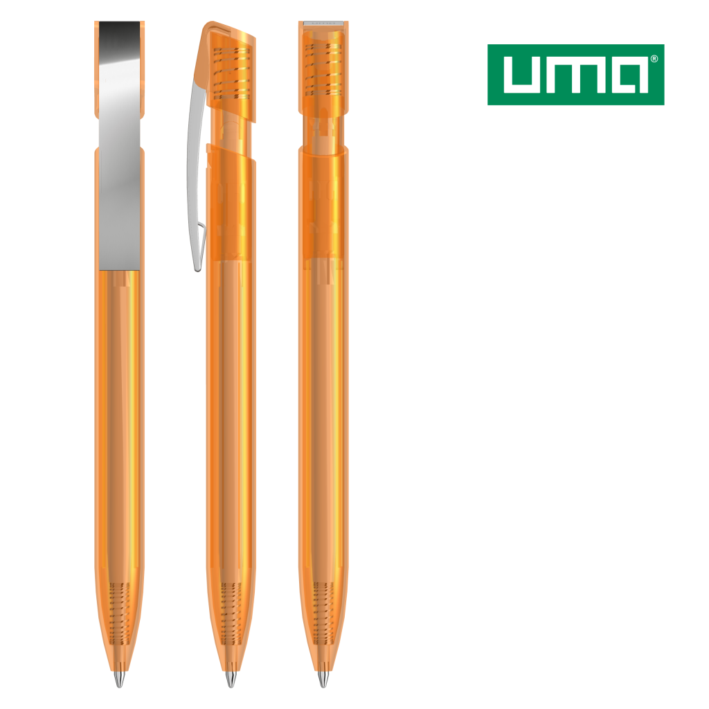 UMA SKY transparent M Druckkugelschreiber – Orange