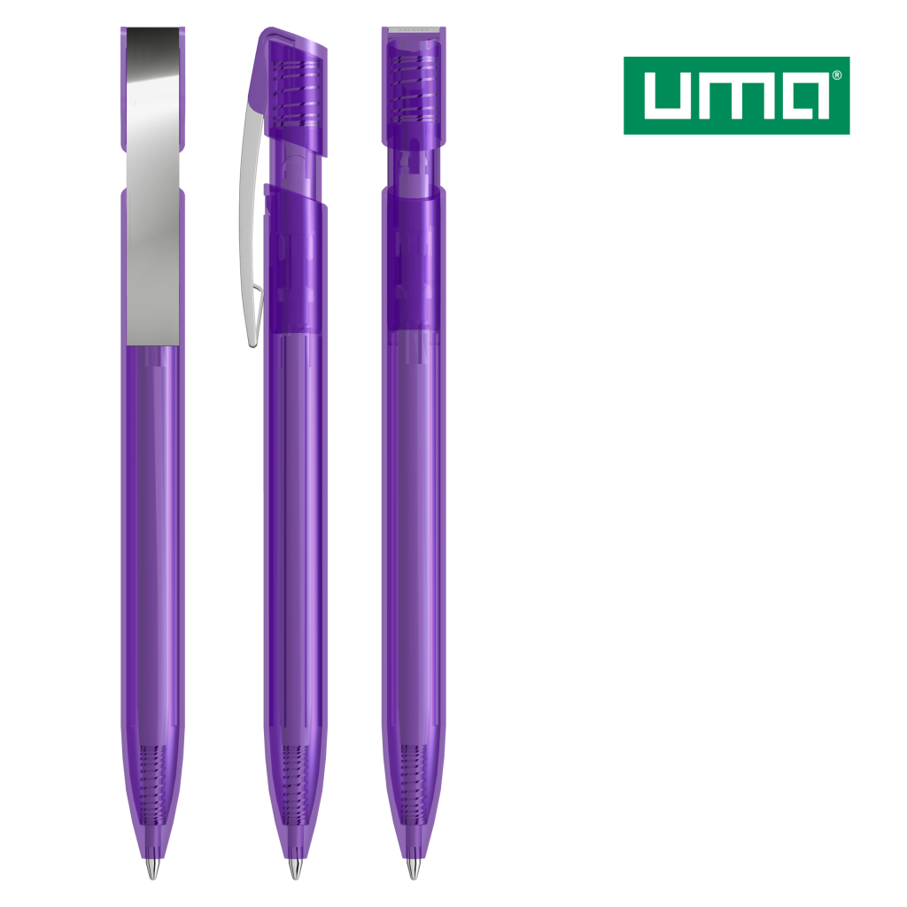 UMA SKY transparent M Druckkugelschreiber – Violett