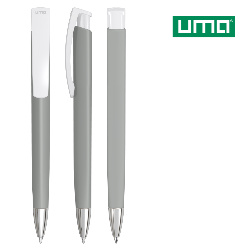 UMA TRINITY KG SI GUM Druckkugelschreiber – Grau